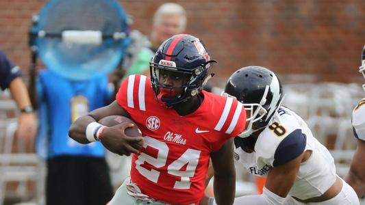 Ole Miss Football vs Kent State on September 22nd, 2018 at Vaught-Hemingway Stadium in Oxford, Miss.Photo by Josh McCoy/Ole Miss Athletics Instagram and Twitter: @OleMissPix Buy Photos at RebelWallArt.com