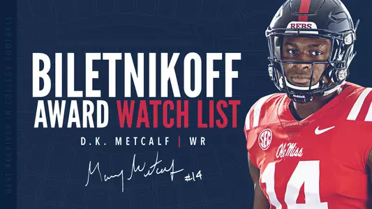 D.K. Metcalf - Biletnikoff Watch List