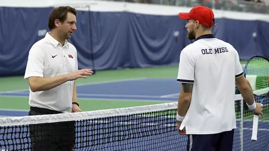 Fabian Fallert and HC Toby Hansson, 2018