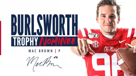 Mac Brown - Burlsworth Trophy