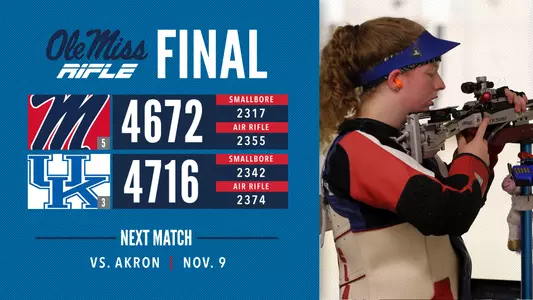 Rifle Final Score vs. Kentucky