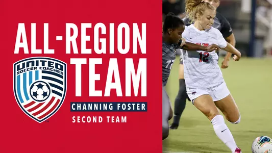Channing Foster - United Soccer Coaches All-Region Graphic