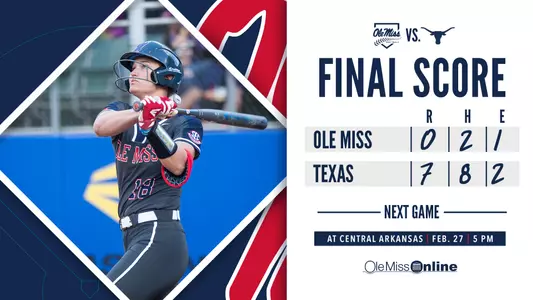 Texas Final Score Graphic