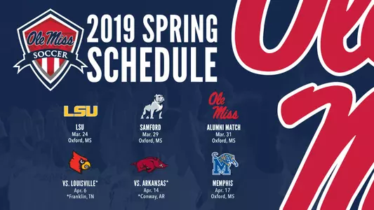 2019 Spring Soccer Schedule