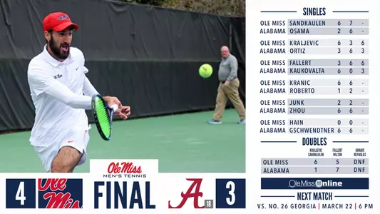 Final Score MTEN vs. Bama2
