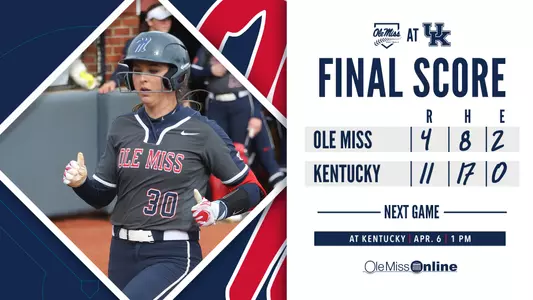 Kentucky Game One Final Score Graphic