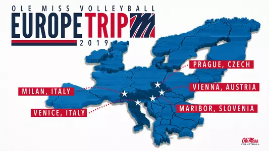 VB Europe Trip Map