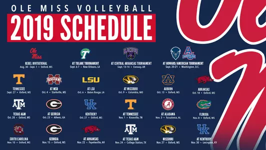 2019 VB Schedule