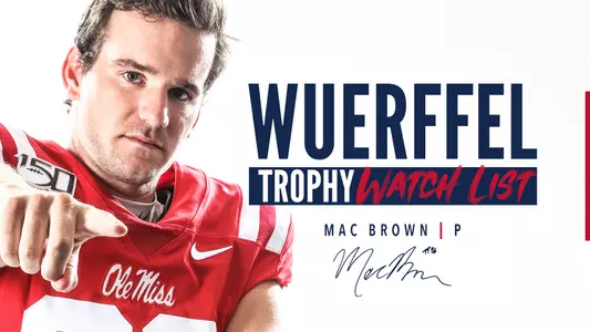 Mac Brown - Wuerffel Trophy