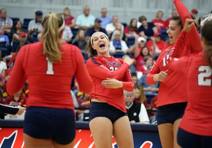 Ole Miss Volleyball vs Rice in Oxford, MS, on Friday, Aug. 30, 2019.Photo by Petre Thomas/Ole Miss AthleticsInstagram and Twitter: @OleMissPix Buy Photos at RebelWallArt.com