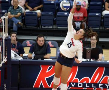 Ole Miss Volleyball vs Iowa State in Oxford, MS, on Saturday, Aug. 31, 2019.Photo by Petre Thomas/Ole Miss AthleticsInstagram and Twitter: @OleMissPix Buy Photos at RebelWallArt.com