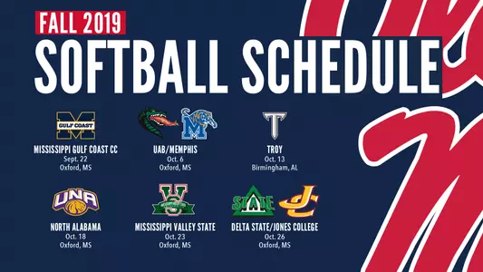2019 Fall Softball Schedule