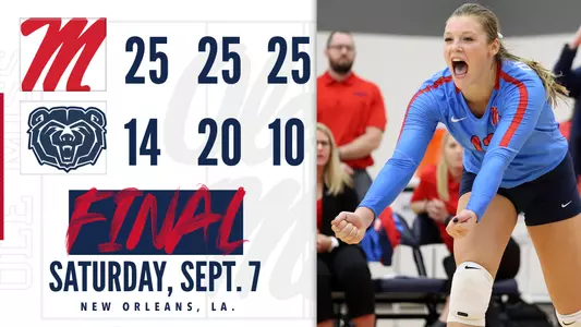 VB Final Score vs. Missouri State