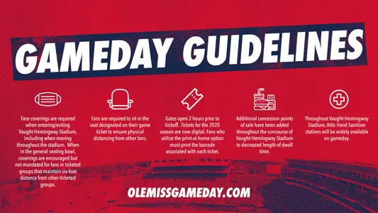 2020 Gameday Guidelines