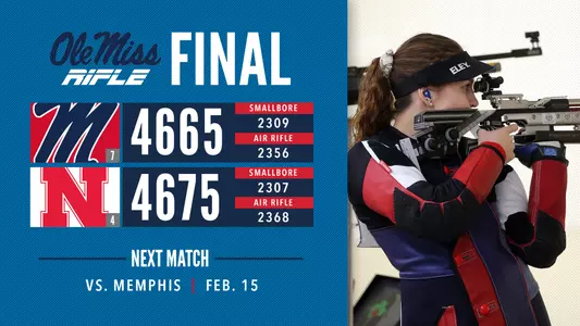 Rifle Final Score vs. Nebraska