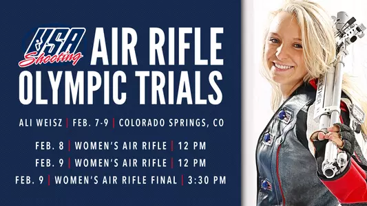 Ali Weisz US Air Rifle Olympic Trials Graphic