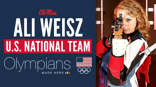 Ali Weisz Team USA Shooting 2020 Olympics Graphic