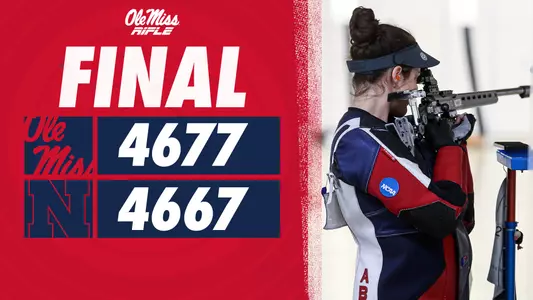 Rifle Final Score Graphic / Nebraska