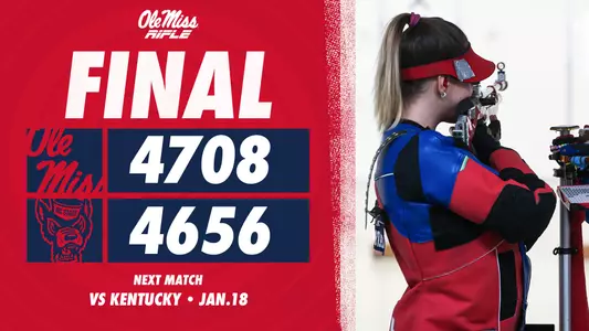 Rifle Final Score Graphic / NC State