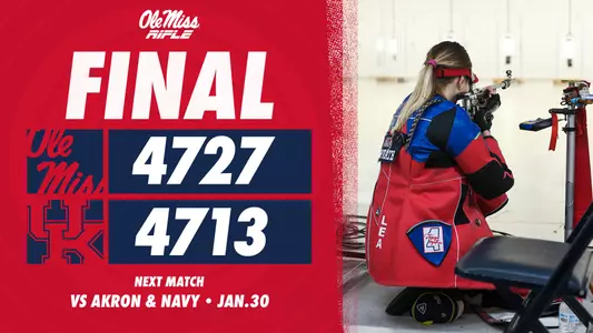 Rifle Final Score Graphic / Kentucky