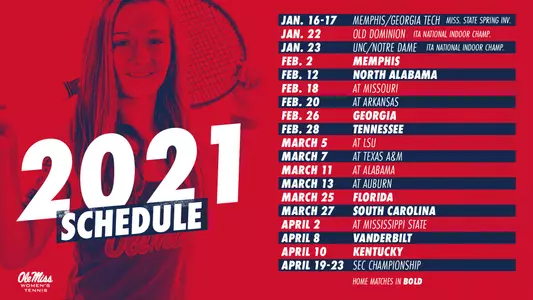 WTEN 2021 Schedule Update