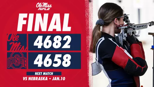 Rifle Final Score Graphic / Ohio State