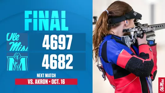 Rifle Final Score Graphic / Murray State