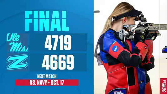 Rifle Final Score Graphic / Akron