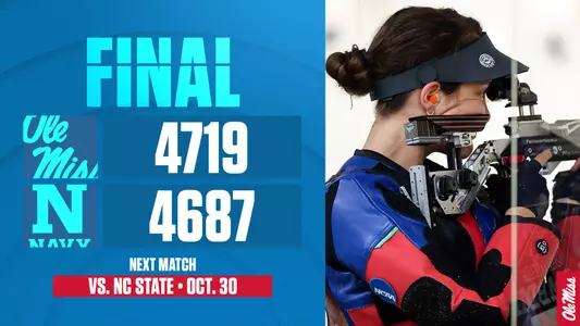Rifle Final Score Graphic / Navy