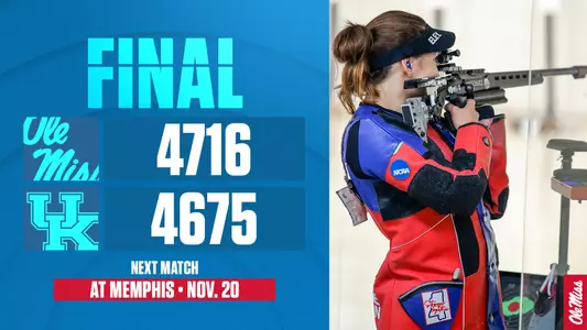 Rifle Final Score Graphic / Kentucky