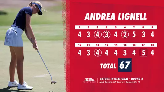 Andrea Lignell - Gators Invitational - Round 2