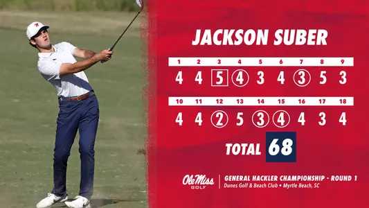 Jackson Suber Scorecard - General Hackler Round 1