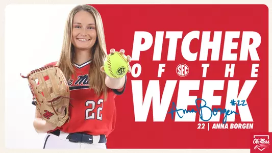 Anna Borgen - SEC Pitcher of the Week