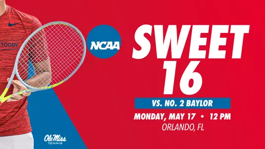 Men's Tennis vs. Baylor Graphic