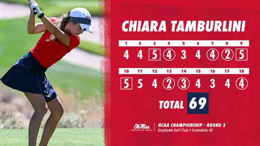Chiara Tamburlini - NCAA Championship - Round 3