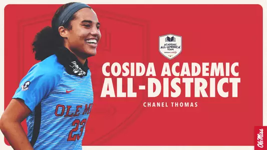 Chanel Thomas CoSIDA Academic All-District