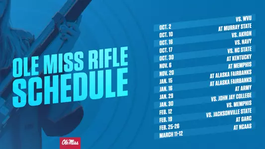 2021-22 Rifle Schedule