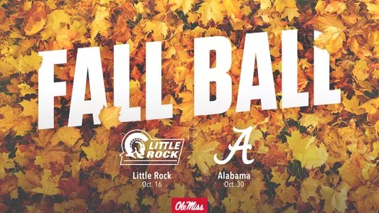 Fall Baseball Schedule