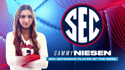 Cammy Niesen SEC Defensive Player of the Week