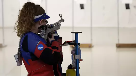 Ole Miss Rifle vs Jacksonville State at Patricia C. Lamar National Guard Readiness Center in Oxford, MS on February 19, 2022. Photo by Petre Thomas/Ole Miss AthleticsInstagram and Twitter: @OleMissPix Buy Photos at RebelWallArt.com