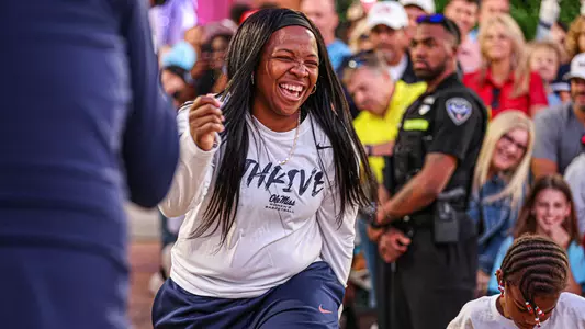 Ole Miss Menâ??s and Womenâ??s Basketball hosted the 2022 Square Jam on the Oxford, MS square on October 14. Photo by Reed Jones/Ole Miss AthleticsInstagram and Twitter: @OleMissPix Buy Photos at RebelWallArt.com