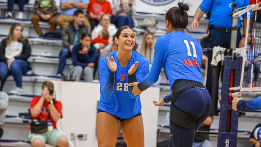Ole Miss Volleyball faced off against Missouri in Gillom Performance Center on October 21, 2022.Photo by Reed Jones/Ole Miss AthleticsInstagram and Twitter: @OleMissPix Buy Photos at RebelWallArt.com