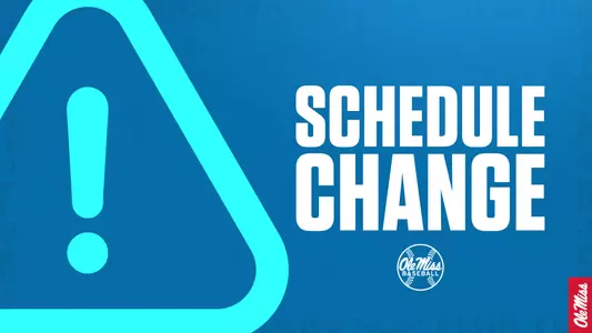 Baseball Schedule Change