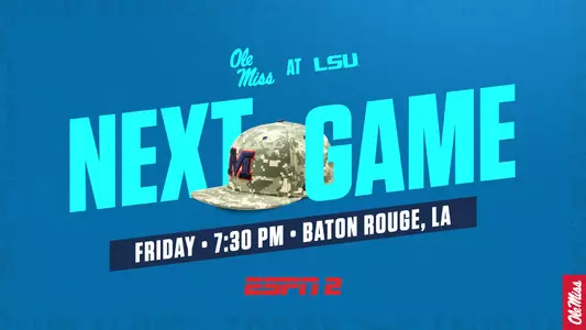 LSU Next Game Graphic
