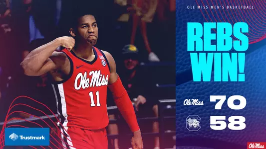 MBB vs South Carolina final graphic