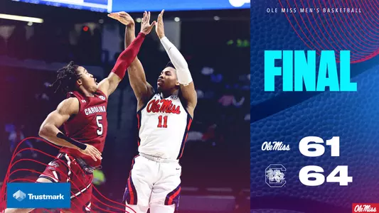 MBB vs. South Carolina final graphic