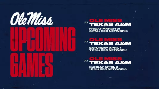 Texas A&M Upcoming Games