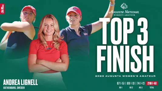 Andrea Lignell ANWA Top 3