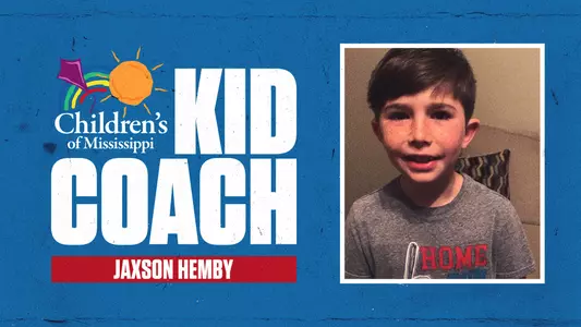 Kid Coach Jaxon Hemby