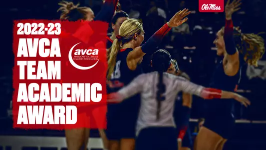 Ole Miss Volleyball AVCA Academic Award